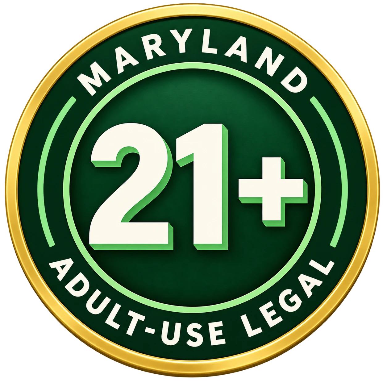 Maryland adult-use cannabis is legal for adults 21 and older