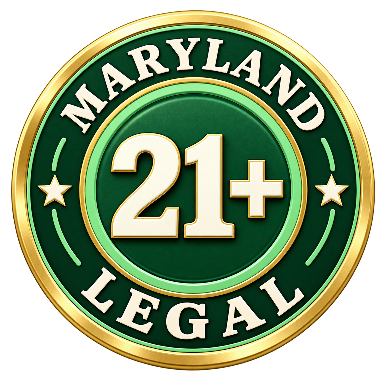 Maryland legal for adults 21 and older