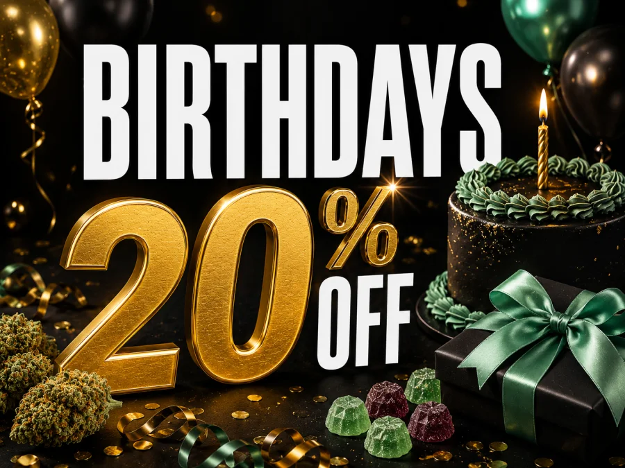 Birthday customers receive 20 percent off